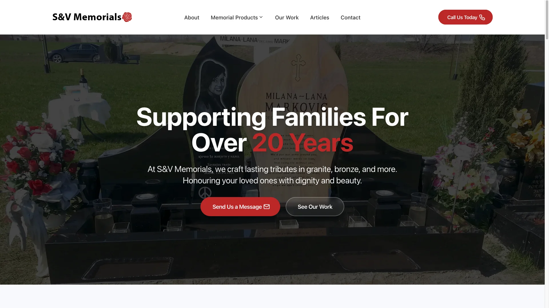 S&V Memorials - Crafting Timeless Tributes